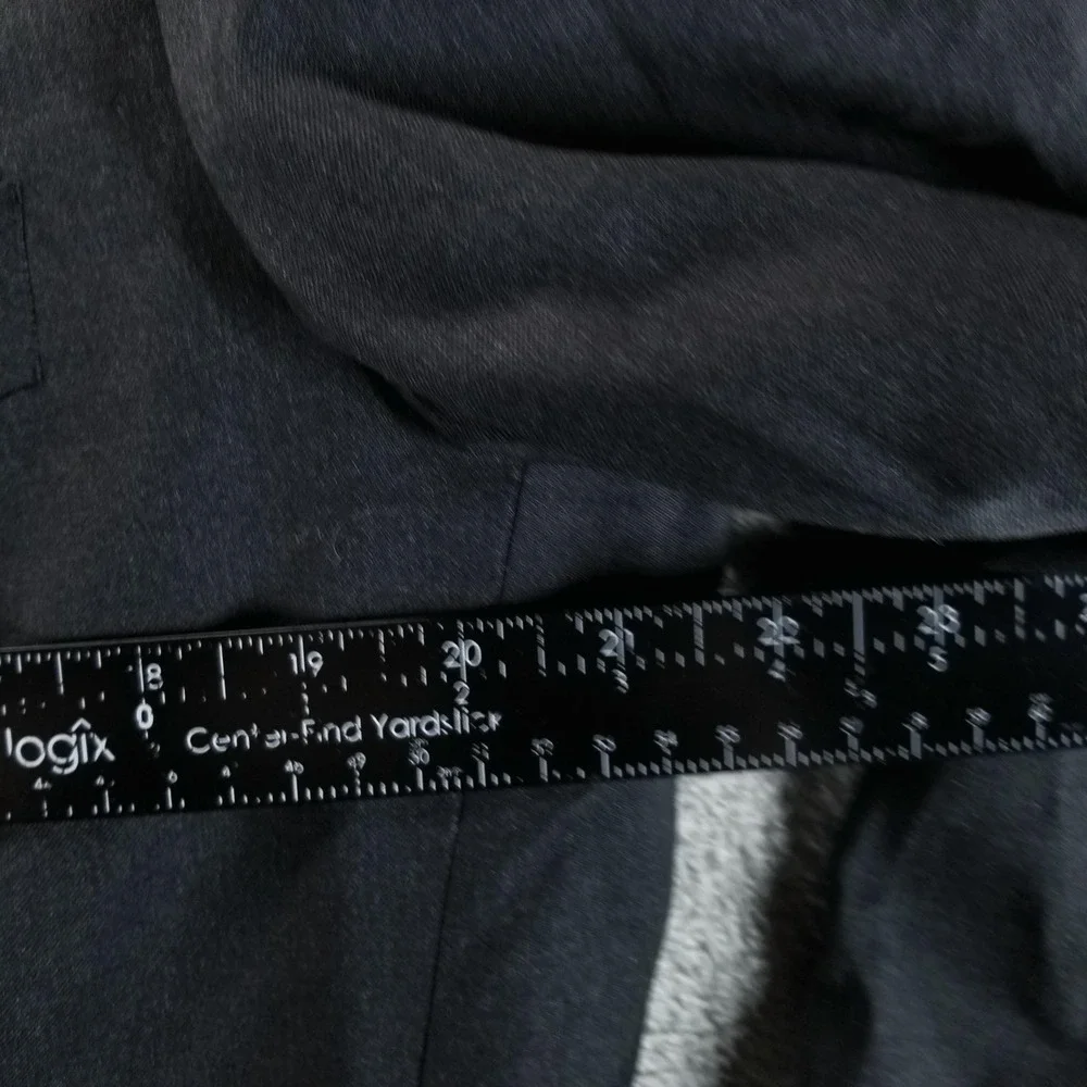 Hugo Boss Blazer Mens 42L Black Super 100‎ Wool Sport Jacket Two Button